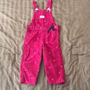 OshKosh brand corduroy overalls - size 18 mos